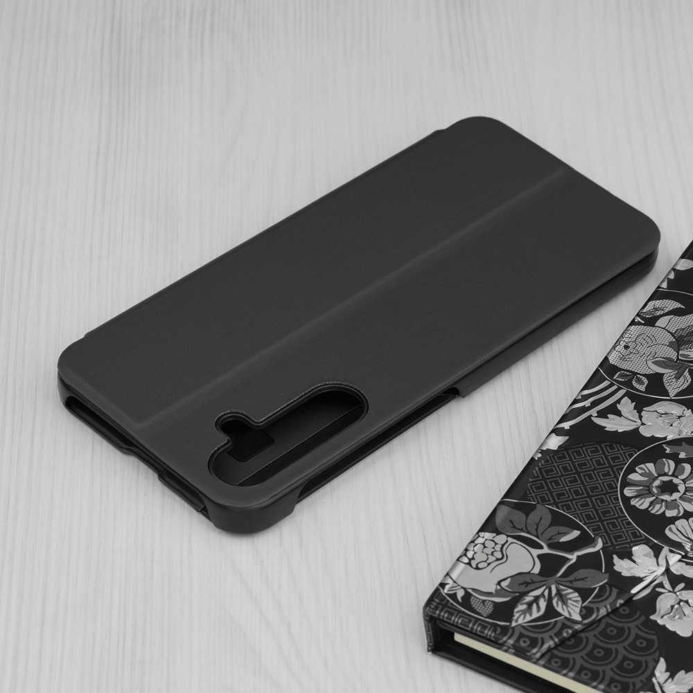 Husa pentru Samsung Galaxy A56 Tip Carte, S-View, Functie de Stand, Calitate Premium, Antisoc, Protectie Sporita, Negru