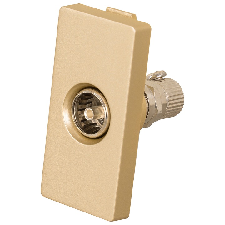 Златен ТВ антенен модул гнездо за рамки MIUUN