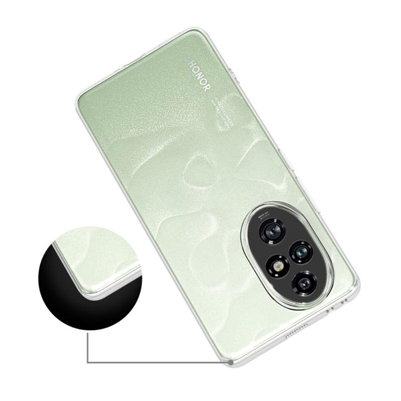 Husa protectie Mat-Tech compatibila cu Honor 200, Anti-soc, 2MM, Protectie Camera, Decupaje Precise, Rezistenta la impact, Margini ridicate pentru protectia ecranului, Transparenta