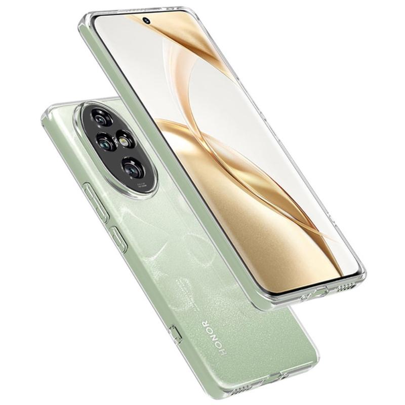 Husa protectie Mat-Tech compatibila cu Honor 200, Anti-soc, 2MM, Protectie Camera, Decupaje Precise, Rezistenta la impact, Margini ridicate pentru protectia ecranului, Transparenta