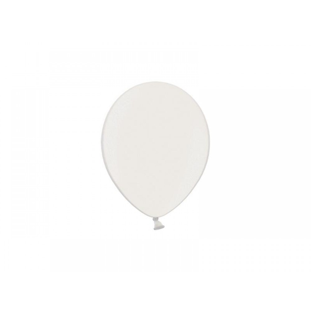 Baloane latex rotunde, 26cm, Alb, 100 buc