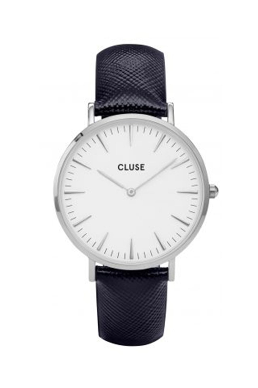 Cluse, Ceas cu o curea de piele La Bohème, Negru