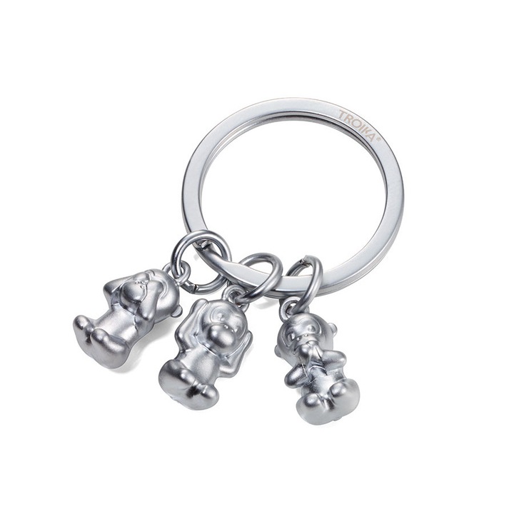 Troika Kulcstartó - Három majom (KR17-18/MA)