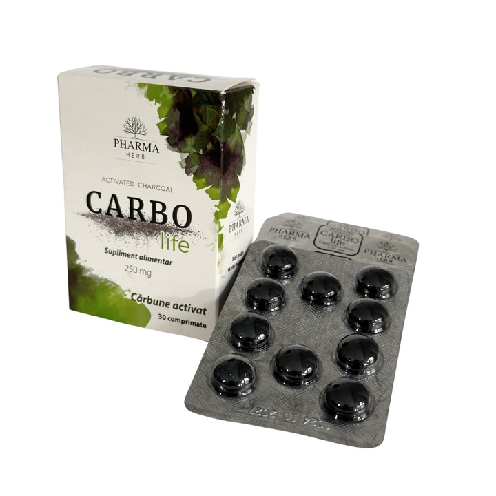 Carbo Life, 30 comprimate, carbune activat