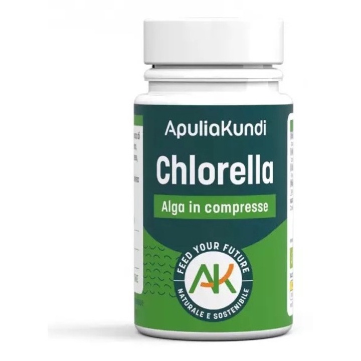 Chlorella BIO – Alge sub forma de tablete 60g, ApuliaKundi