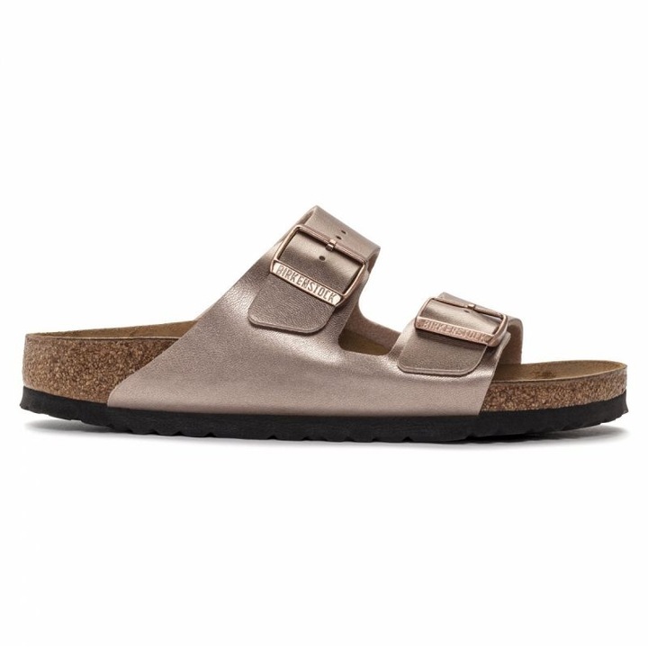 Papuci Birkenstock Arizona Bf Piele intoarsa, Galben, 40