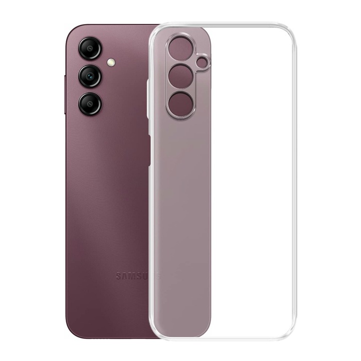 Прозрачен защитен калъф 2 mm за Samsung Galaxy A55, OPTIM SOLUTION, Invisible Trend, Diamond Hexa Anti-Drop Technology, Perfect Fit, Transparent