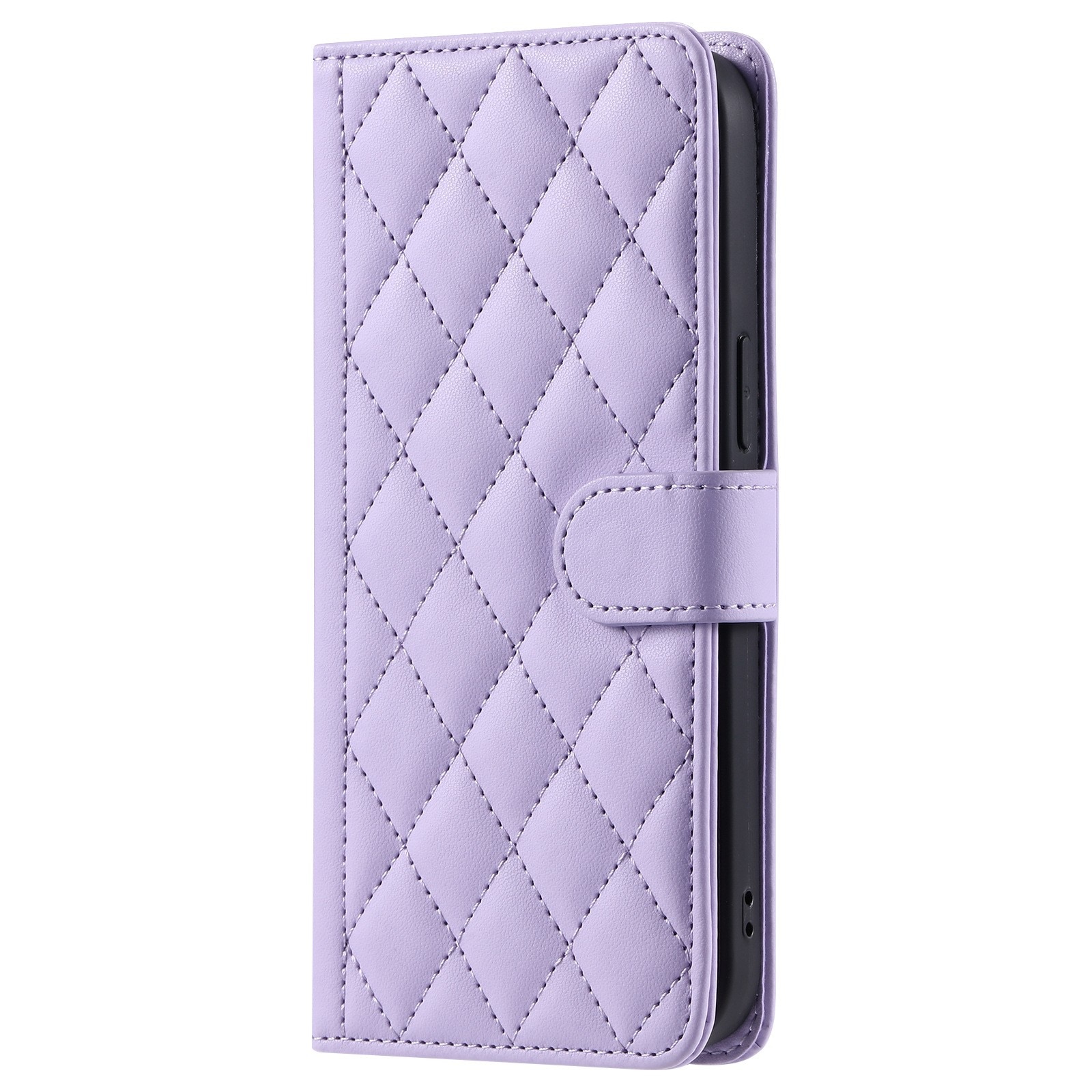Husa de Protectie Tip Carte, Flippy, pentru Apple iPhone 15, Model cu Suport si Capsa, Antisoc, Rezistenta la Impact, Protectie Camera, Mov