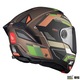 Casca flip-up modulabila pentru atv, moto, touring MT Atom 2 cu ochelari integrati, maro mat, M 57-58cm