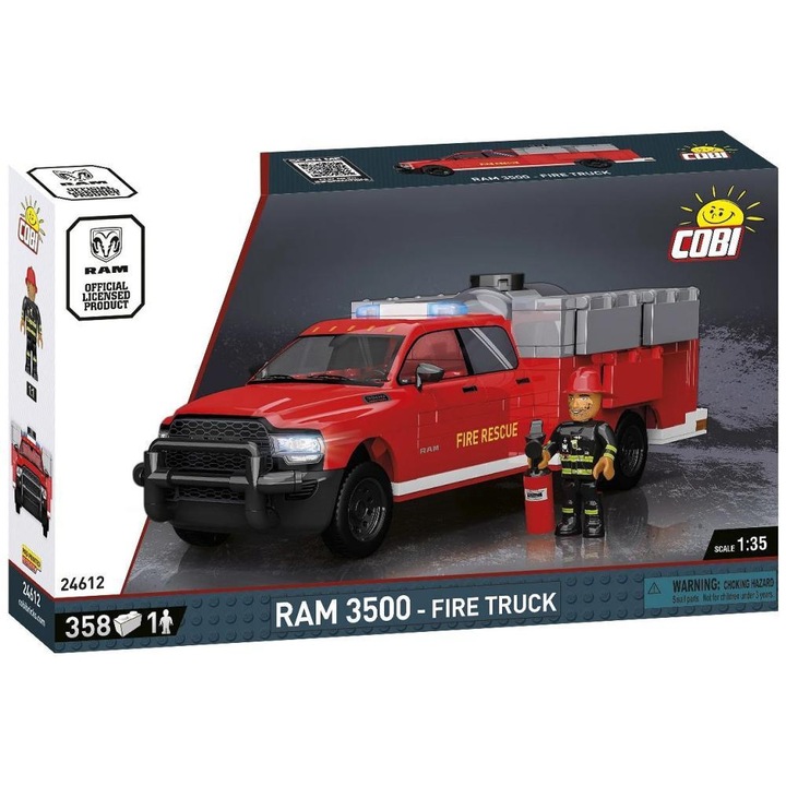 Set de Construit RAM 3500 - Fire Truck, 358 piese