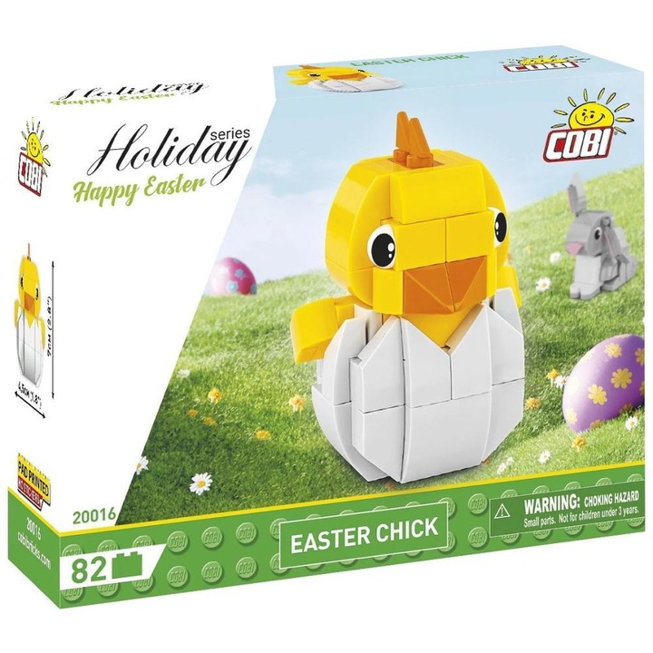 Set de Construit Easter Chick, 65 piese