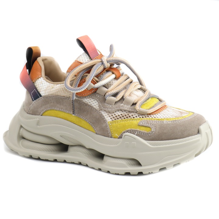 Pantofi dama 36868 1, Galben