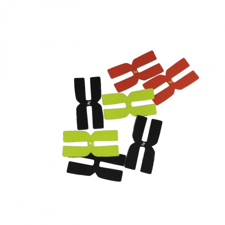 Каишка за баланс на тенис ракета, тип H, силиконова, червена, комплект 1 бр.