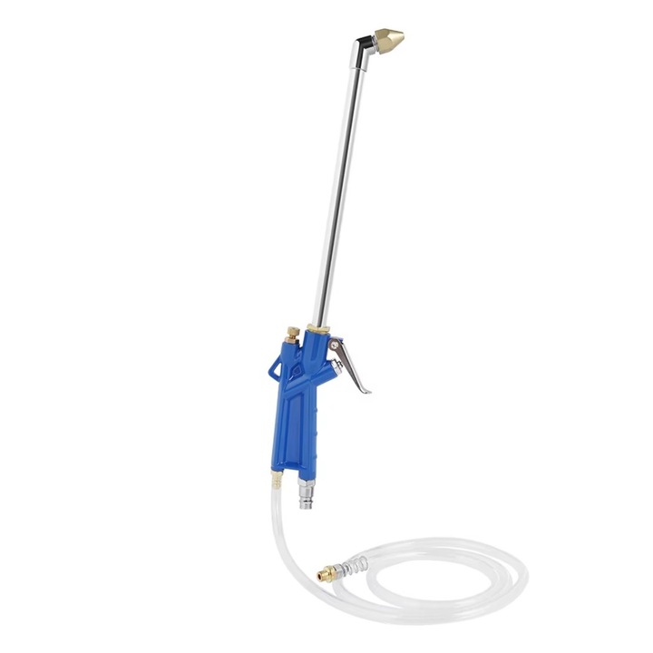 Pistol spalare cu apa si aer, sistem manual dozaj apa, diuza inclinata la 45°, dimensiuni 420x123x25mm, folosit pentru auto, masini grele, tractoare, ambarcatiuni