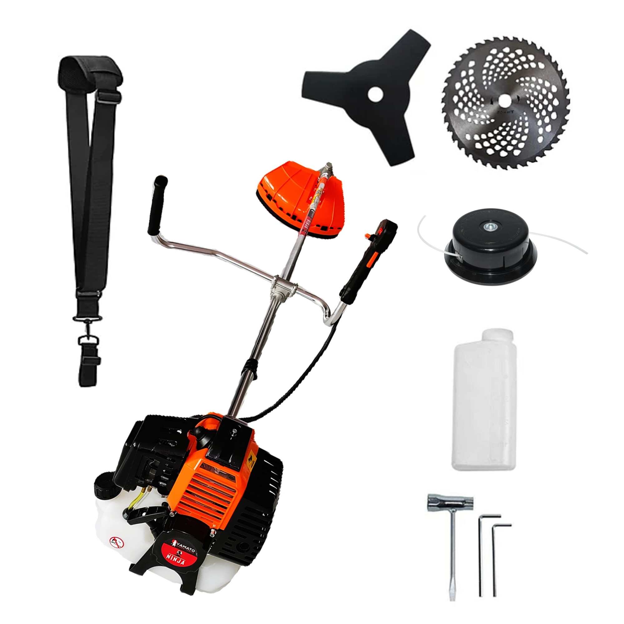 yamateru Motocoasa Multifunctionala Yamato® Japan Tools Model Ninja, Negru