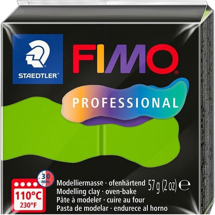 Pasta de modelaj FIMO Professional 57g Verde deschis