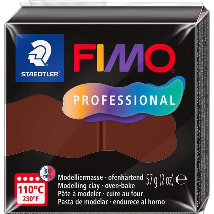 Pasta de modelaj FIMO Professional 57g Maro ciocolata