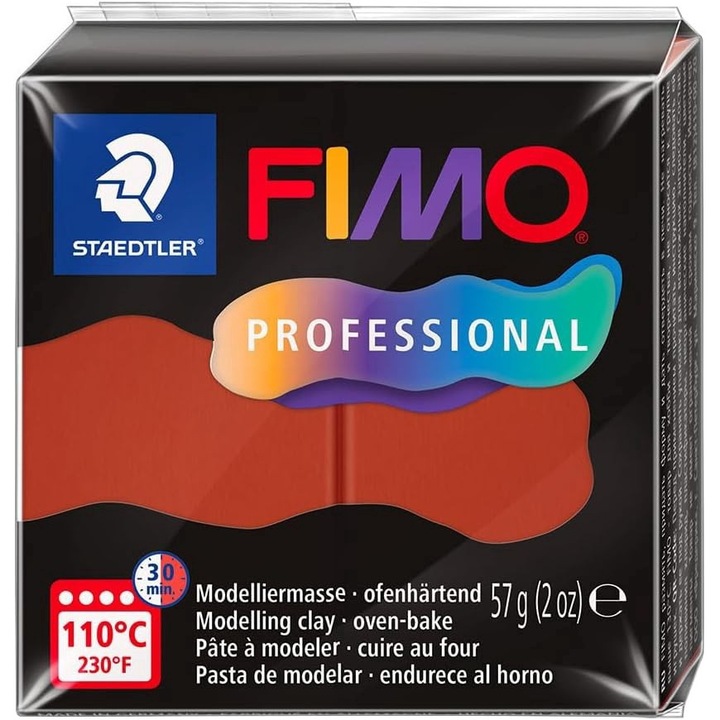 Pasta de modelaj FIMO Professional 57g Maro teracota