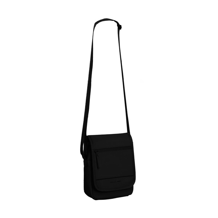 Чанта през рамо, водоустойчив материал, Daniel Ray, серия Groene Baai, черен