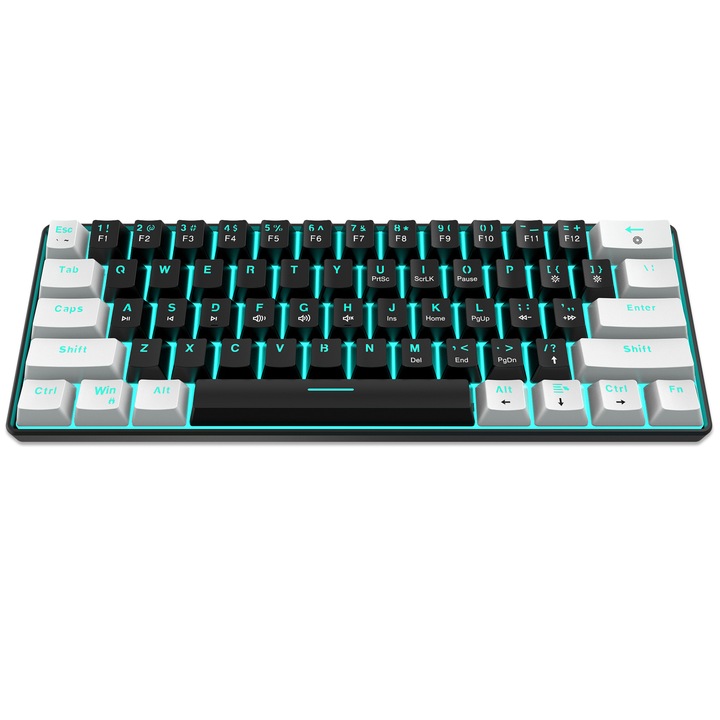 Vention KTCB0-EN Set tastatura cu fir + mouse + mouse pad (negru)