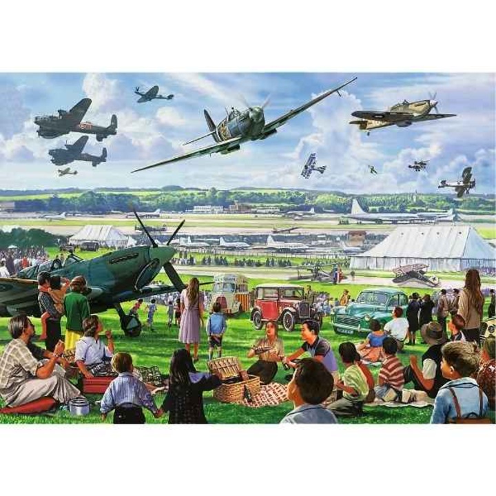 Пъзел Mercaton, 1000 части, Самолети Sky Show Army