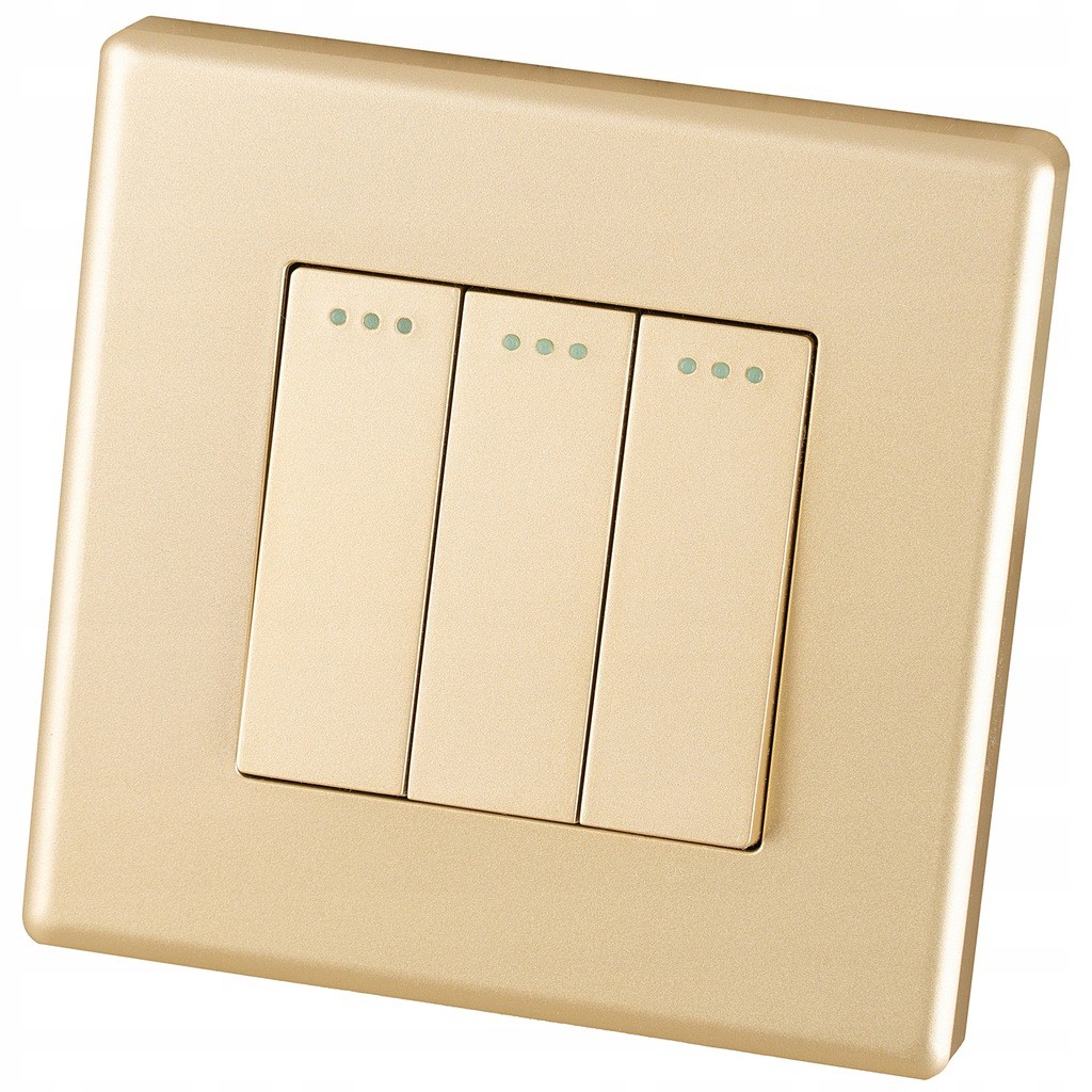 ●TRIPLE P CLICK Set Triple Switch Classic Gold cu cadru PVC MIUUN - eMAG.ro