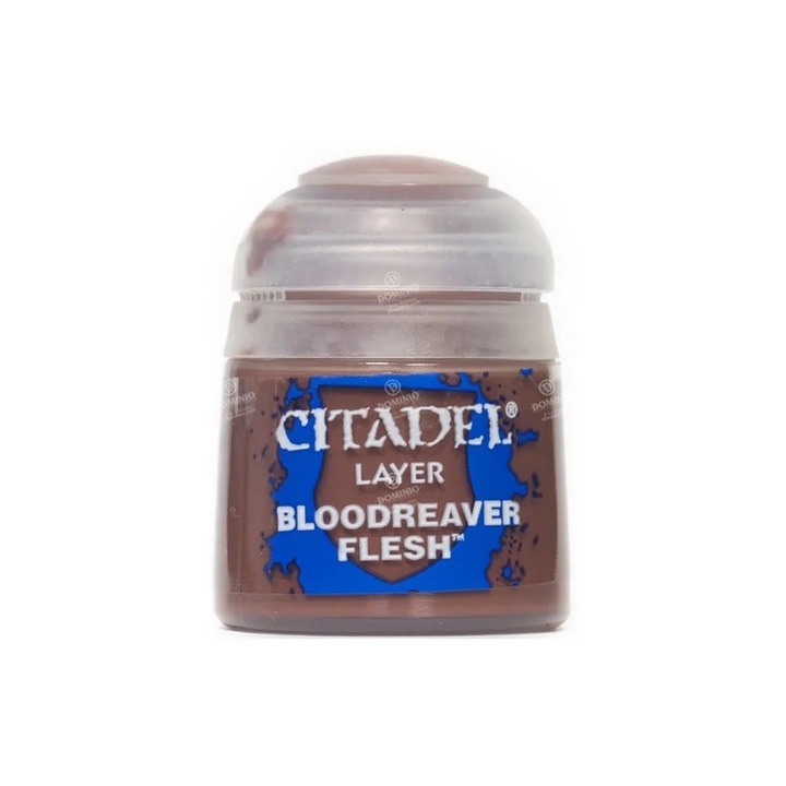 Warhammer Miniatures Paint, Layer Paint, Bloodreaver Flesh, 12 ml