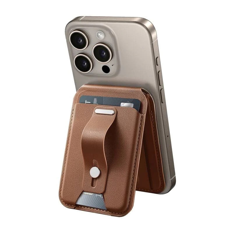 Portofel magnetic ESR cu functie de suport (maro)