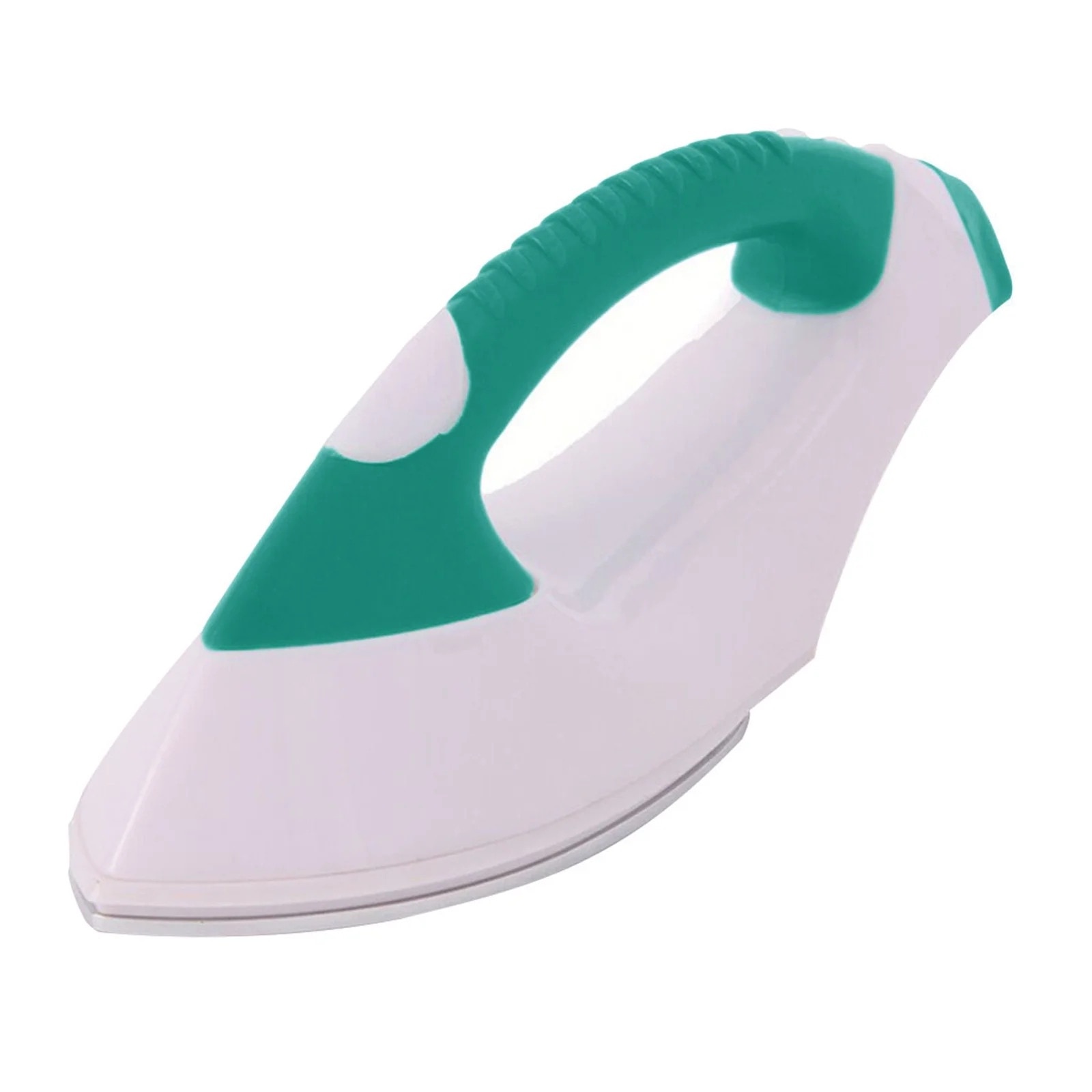 Fier de calcat electric mini, set cu adaptor US, verde/alb