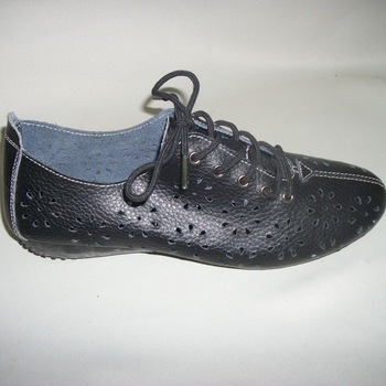 Pantofi casual de primavara cu perforatii,D&J Exclusive, Negru Pantofi casual de primavara cu perforatii,D&J Exclusive, Negru
