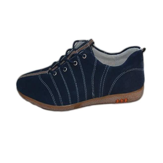 Pantofi casual, inchidere cu sireturi rezistente,D&J Exclusive, Albastru marin