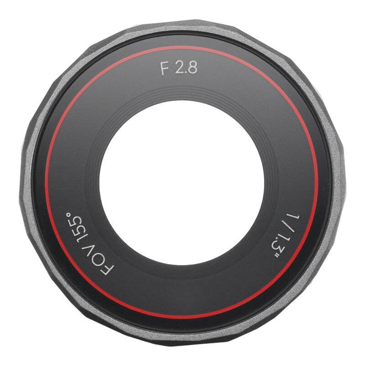 Sticla de protectie pentru obiectiv DJI Osmo Action 5 Pro, rezistenta la zgarieturi, hidrofoba, 32.25x32.35x4.48mm