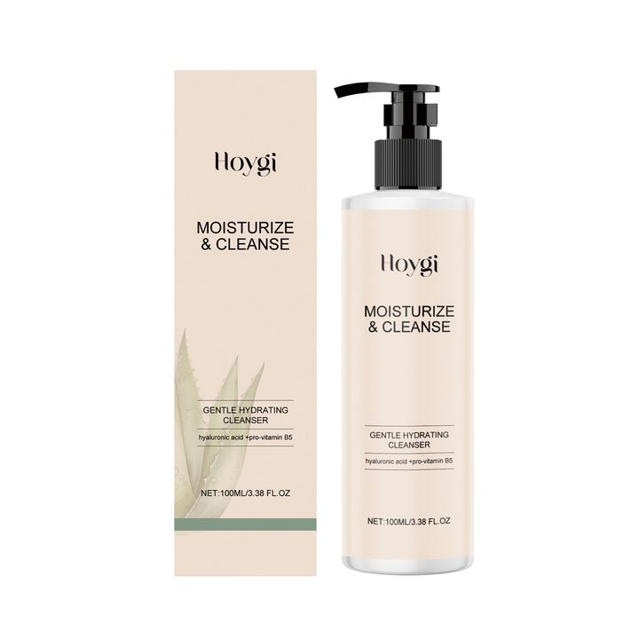Hoygi Gentle arctisztító gél hialuronsavval és olívaolajjal, 200 ml