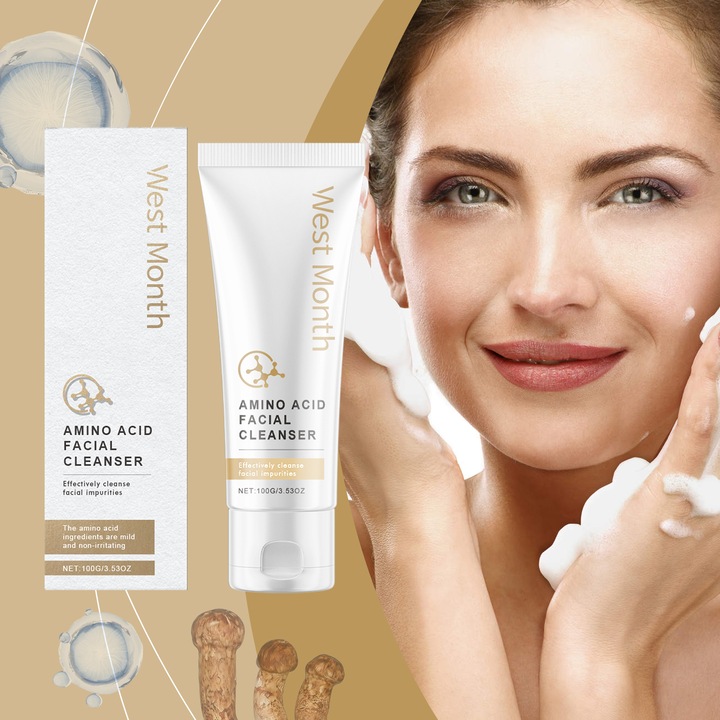 Tisztító gél, West&Month, finom tisztító, matsutake kivonat, 200 ml