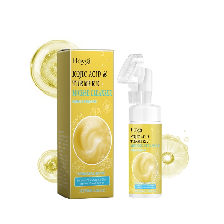 Hoygi tisztító hab, kurkuma, 150 ml, vegyes bőrre, nem irritáló