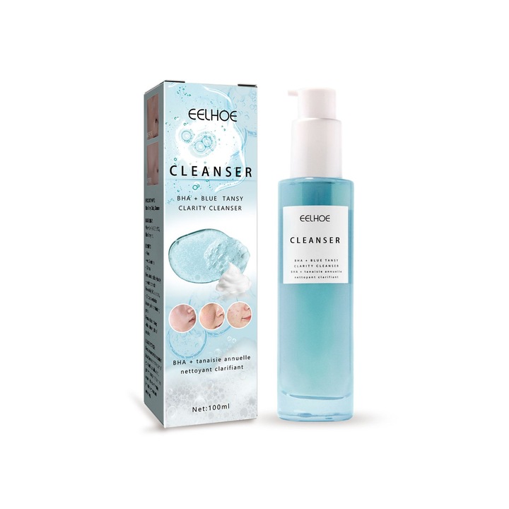 Spuma de curatare, Blue Tansy, curatare pori, echilibrare ulei, 150ml