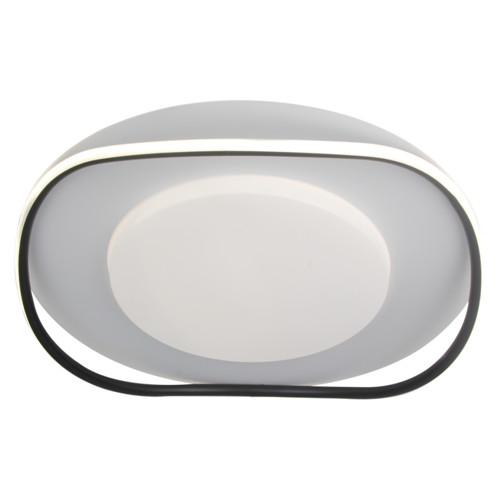 Plafoniera Freya LED 55W IP20, alb+negru, Erste