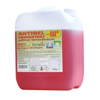 Antigel concentrat Fornello pentru centrale si instalatii termice - 60 grade Antigel concentrat Fornello pentru centrale si instalatii termice - 60 grade