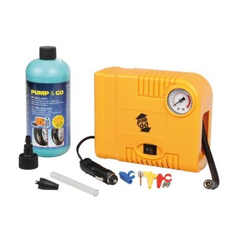 Compresor aer Pump&Go 12V si kit etansare pneuri Compresor aer Pump&Go 12V si kit etansare pneuri