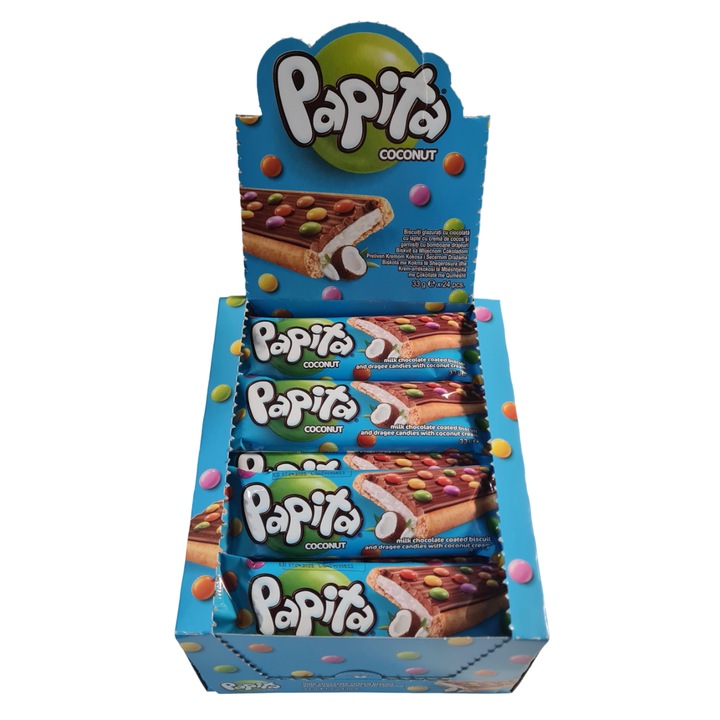 Biscuiti Papita cu Cocos, 24 de bucati x 33 gr