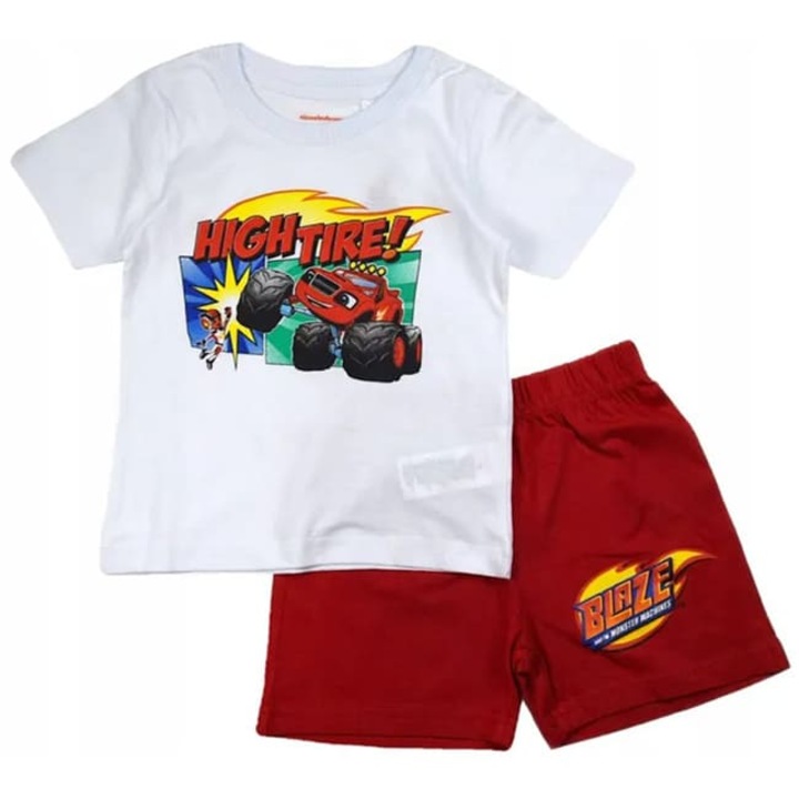 Pijama Blaze și Monster Machines 24725, Rosu/Alb