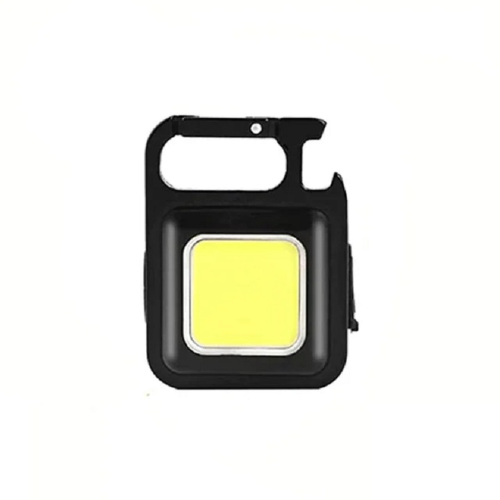 Мини COB LED фенерче, 4 режима на осветление, водоустойчив дизайн, USB зареждане, 45 г