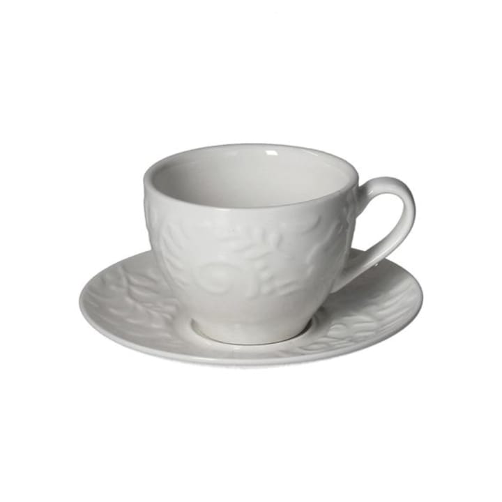 Set cesti cafea espresso Tognana, Etoile, 90 ml, Alb, Portelan Fin, 6 buc