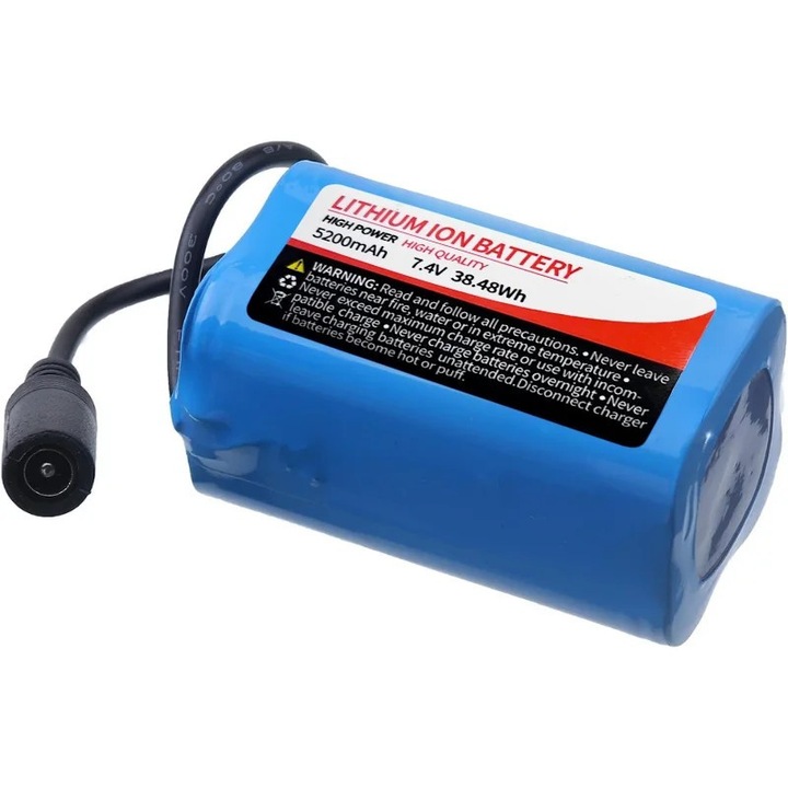 Батерия за Лодка за стръв, 5200mAh, iUni BT5, 7.4V, Li-ion, Aкумулаторна