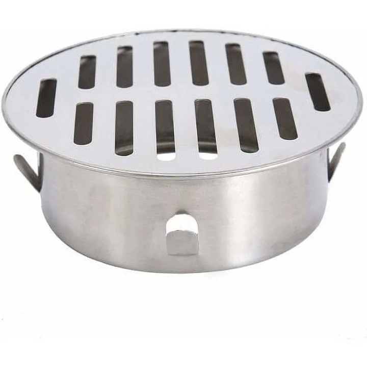 Sistem de scurgere din otel inoxidabil, anti-blocare, rotund, pentru exterior, 110 gura plata