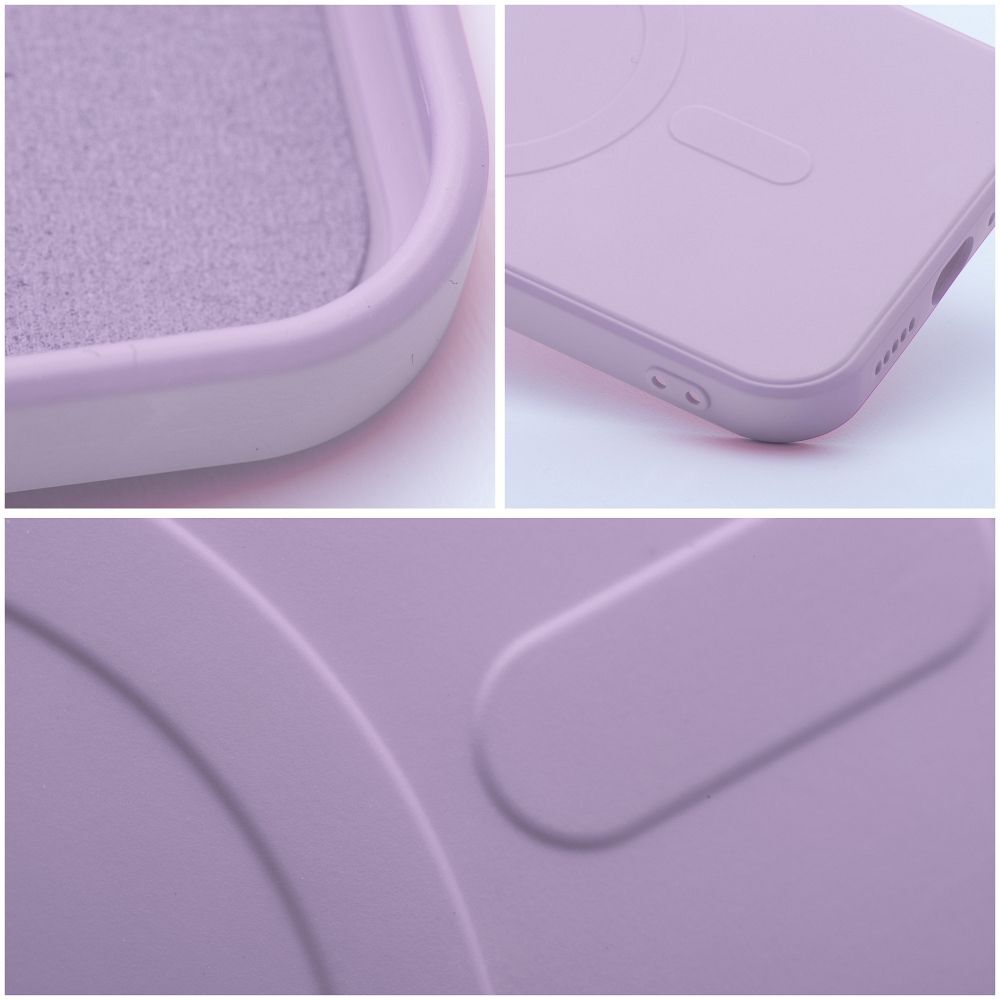 Husă de telefon Tokgalaxis compatibilă cu iPhone 17e - din silicon roz compatibilă cu MagSafe