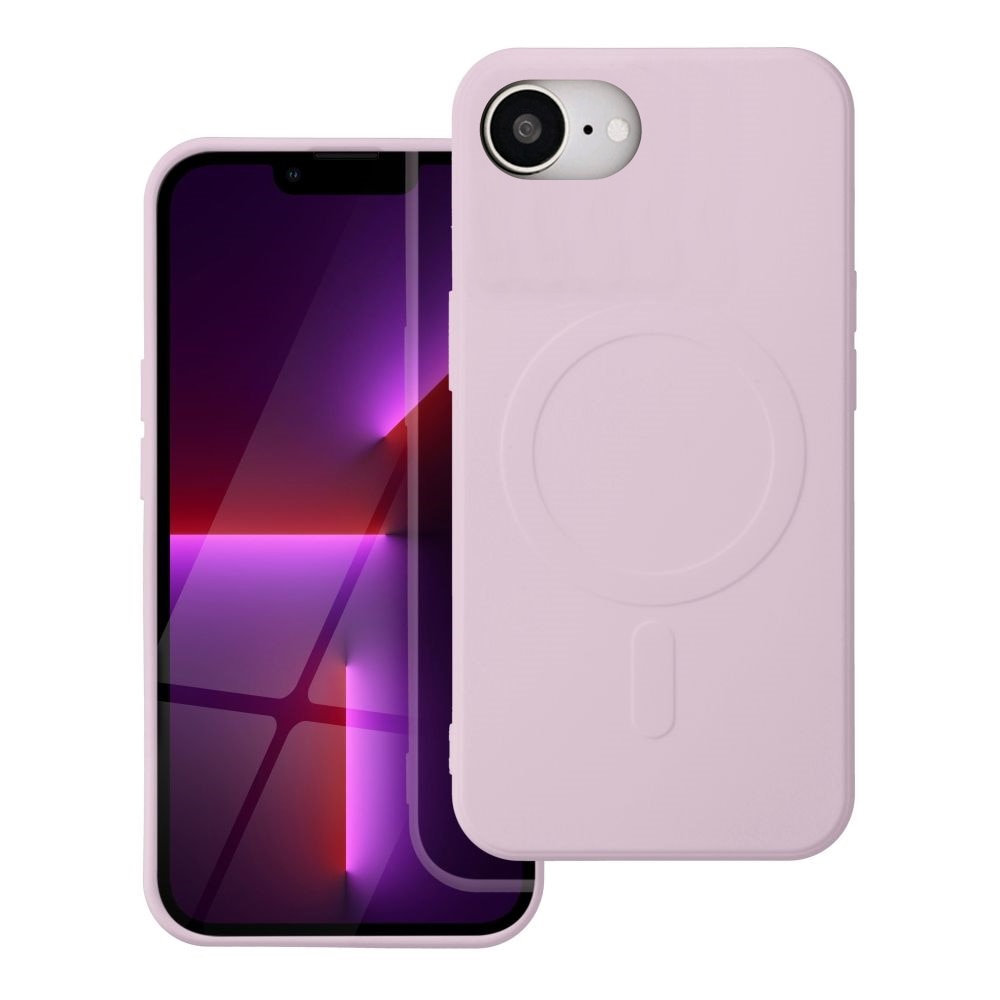 Husă de telefon Tokgalaxis compatibilă cu iPhone 17e - din silicon roz compatibilă cu MagSafe