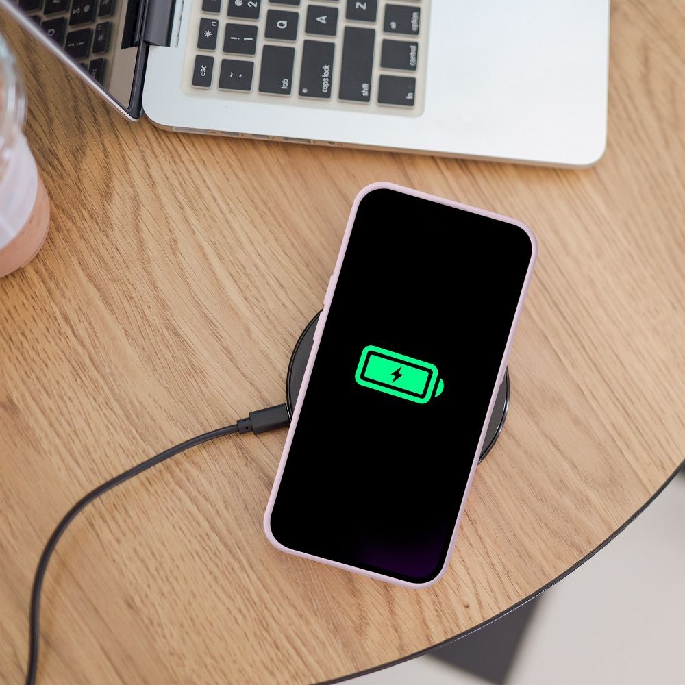 Husă de telefon Tokgalaxis compatibilă cu iPhone 17e - din silicon roz compatibilă cu MagSafe