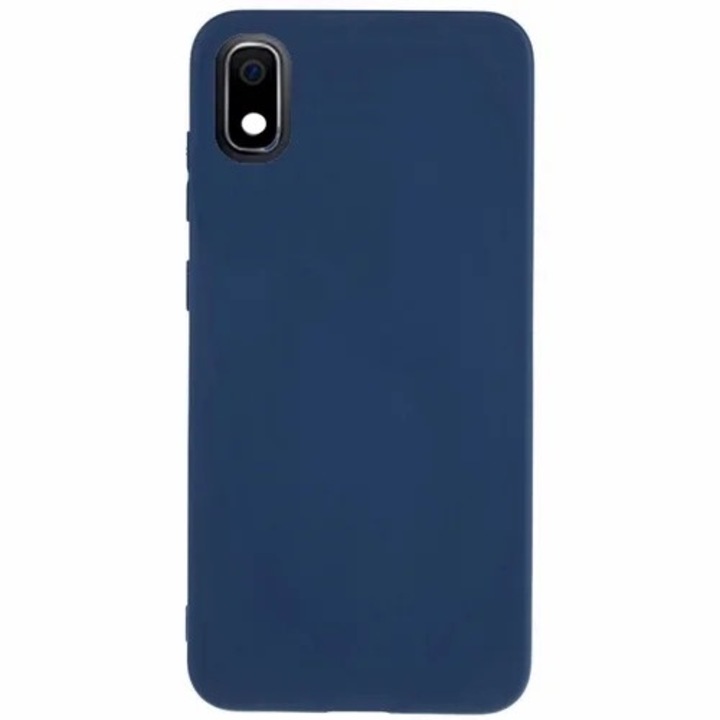 Кейс за телефон, съвместим с Samsung Galaxy A02 - PASTEL - син силиконов гръб