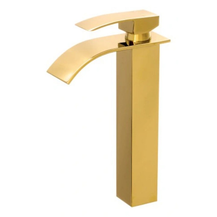 Gamma SLIM Magasított Fürdőszobai Mosdó csaptelep (arany)